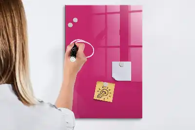 Lavagna magnetica per disegnare di colore rosa intenso