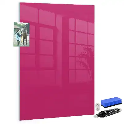 Lavagna magnetica per disegnare di colore rosa intenso