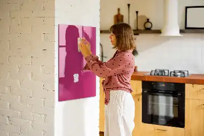 Lavagna magnetica per disegnare di colore rosa intenso