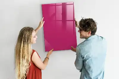 Lavagna magnetica per disegnare di colore rosa intenso