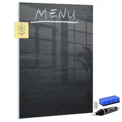 Lavagna magnetica per disegnare tabellone per il menu