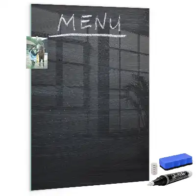 Lavagna magnetica per disegnare tabellone per il menu