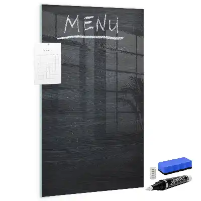 Lavagna magnetica per disegnare tabellone per il menu