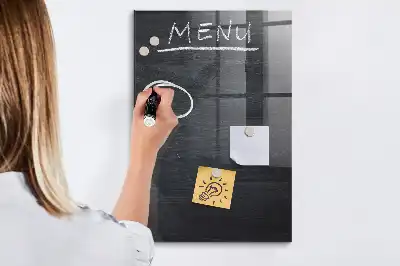 Lavagna magnetica per disegnare tabellone per il menu