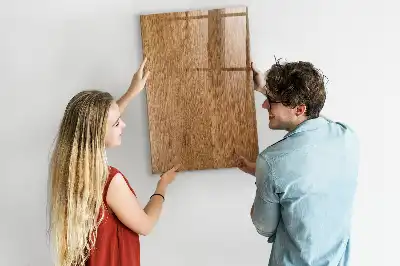 Lavagna magnetica con pennarello in legno dalle tonalità calde