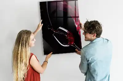 Lavagna magnetica per disegnare modello Vino versato