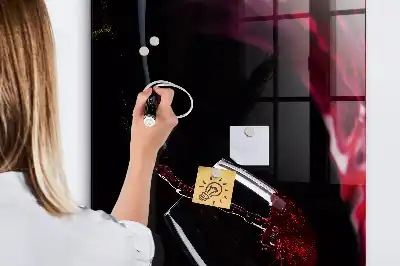 Lavagna magnetica per disegnare modello Vino versato