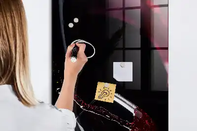 Lavagna magnetica per disegnare modello Vino versato