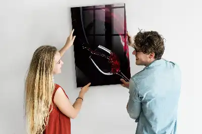 Lavagna magnetica per disegnare modello Vino versato