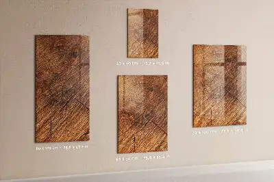 Lavagna magnetica per disegnare con cornice in legno color caldo