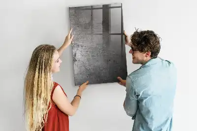 Lavagna magnetica con pennarello in metallo graffiato