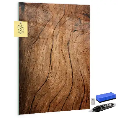 Lavagna magnetica per disegnare in legno antico