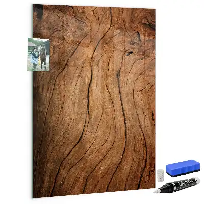 Lavagna magnetica per disegnare in legno antico