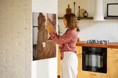 Lavagna magnetica per disegnare in legno antico