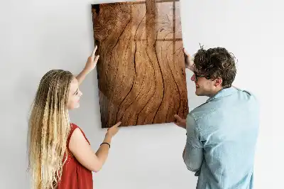 Lavagna magnetica per disegnare in legno antico