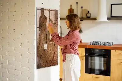 Lavagna magnetica per disegnare in legno antico