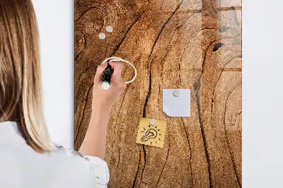 Lavagna magnetica per disegnare in legno antico