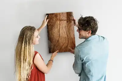 Lavagna magnetica per disegnare in legno antico
