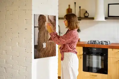Lavagna magnetica per disegnare in legno antico