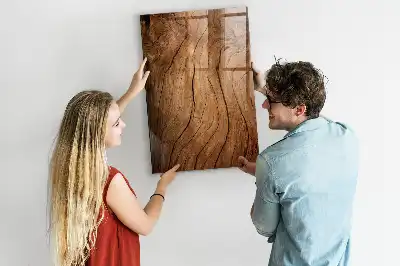 Lavagna magnetica per disegnare in legno antico