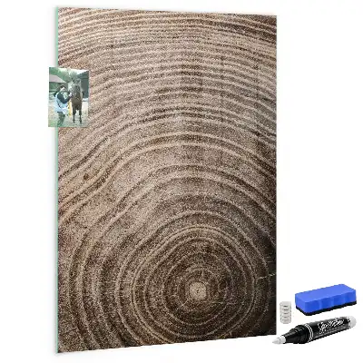 Lavagna magnetica con pennarello anelli dell'albero