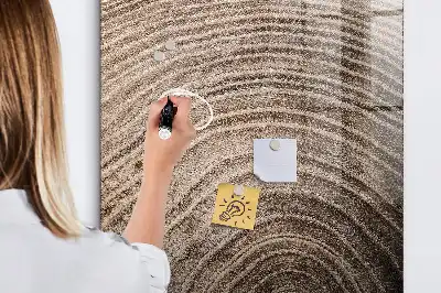Lavagna magnetica con pennarello anelli dell'albero