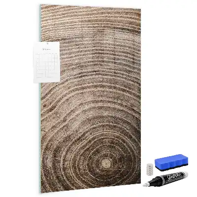Lavagna magnetica con pennarello anelli dell'albero