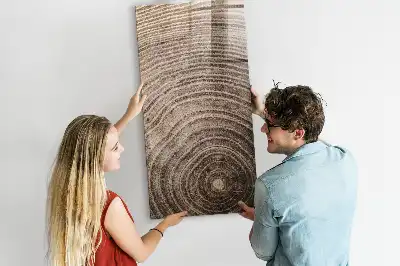 Lavagna magnetica con pennarello anelli dell'albero