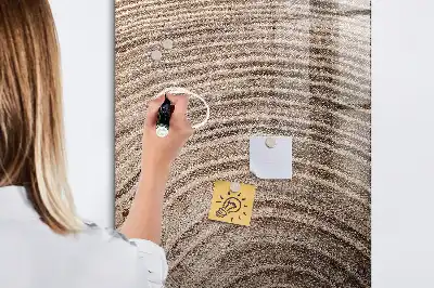 Lavagna magnetica con pennarello anelli dell'albero
