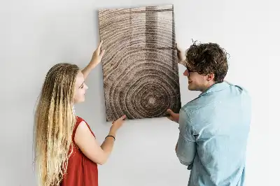 Lavagna magnetica con pennarello anelli dell'albero