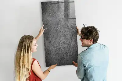 Lavagna magnetica con pennarello colore cemento