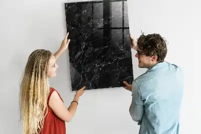 Lavagna magnetica per disegnare colore marmo scuro