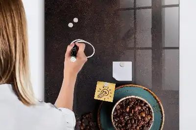 Lavagna magnetica con pennarello chicchi di caffè