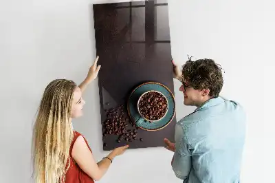 Lavagna magnetica con pennarello chicchi di caffè