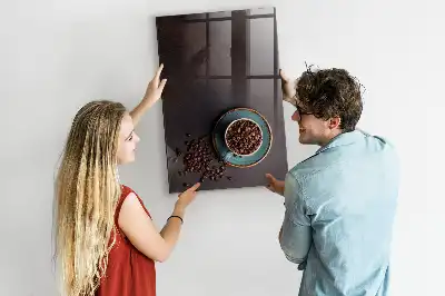 Lavagna magnetica con pennarello chicchi di caffè