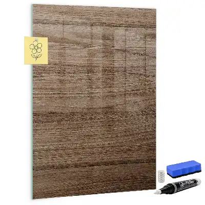 Lavagna magnetica con pennarello in legno nuovo