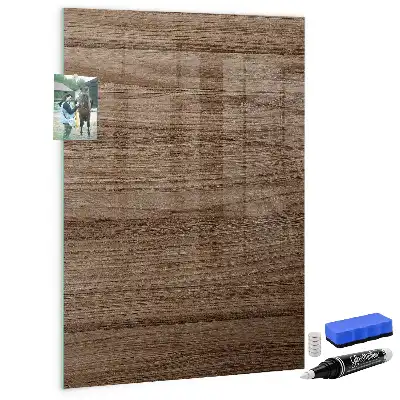 Lavagna magnetica con pennarello in legno nuovo