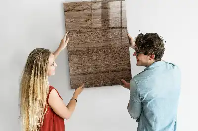 Lavagna magnetica con pennarello in legno nuovo