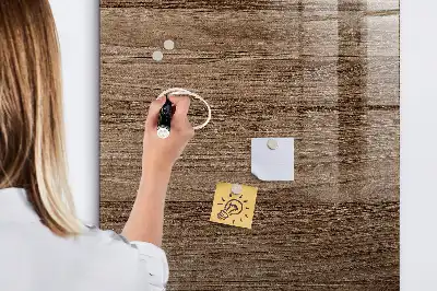 Lavagna magnetica con pennarello in legno nuovo