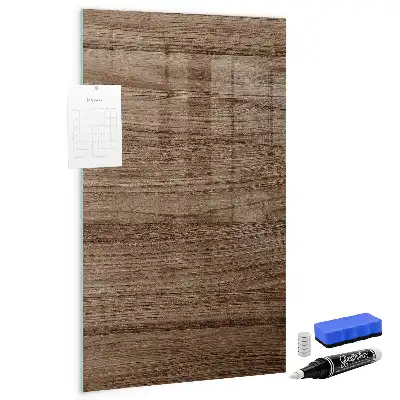 Lavagna magnetica con pennarello in legno nuovo