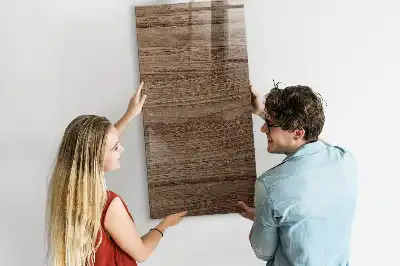 Lavagna magnetica con pennarello in legno nuovo