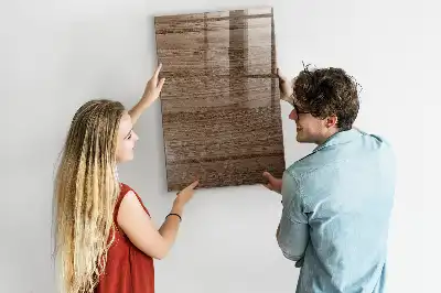 Lavagna magnetica con pennarello in legno nuovo