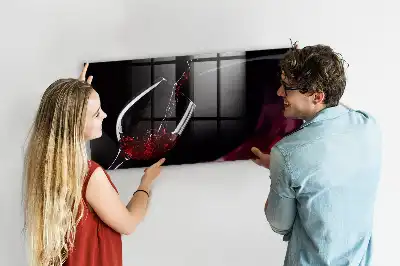 Lavagna magnetica scrivibile vino