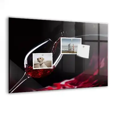 Lavagna magnetica scrivibile vino
