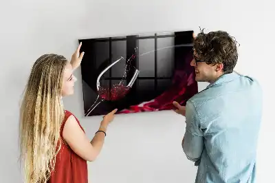 Lavagna magnetica scrivibile vino