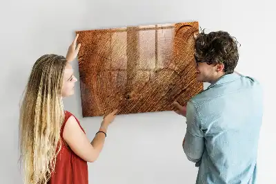 Lavagna magnetica con pennarelli decorazione a forma di vecchio tronco d'albero