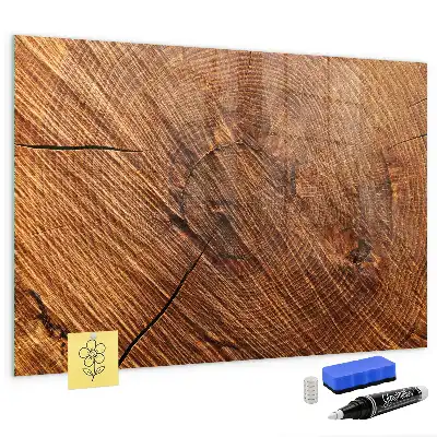 Lavagna magnetica scrivibile in legno decorativo