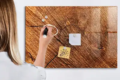 Lavagna magnetica scrivibile in legno decorativo