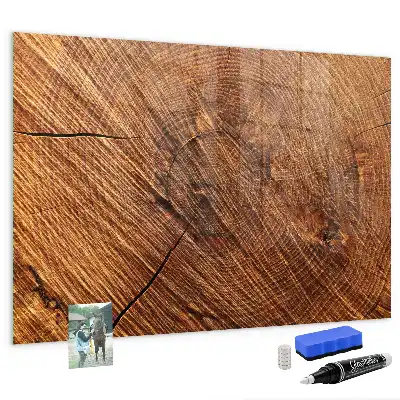 Lavagna magnetica scrivibile in legno decorativo