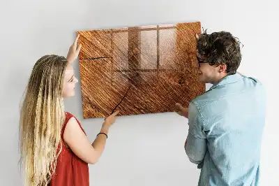 Lavagna magnetica scrivibile in legno decorativo